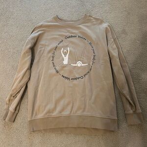 Outdoor Voices Sweatshirt Ballet Dancers Graphic